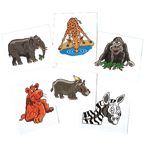 Wild Animal Tattoos<br>144 piece(s)